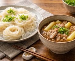 相葉マナブのレシピ・バクテー風肉つけ汁そうめん