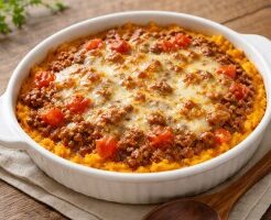 キューピー３分クッキングのレシピ・マッシュかぼちゃのミートソース焼き