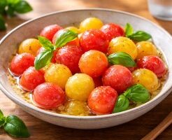 平野レミの早わざレシピ・冷え冷え脱皮トマト