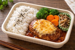 櫻井・有吉THE夜会のレシピ・冷凍チーズハンバーグ弁当