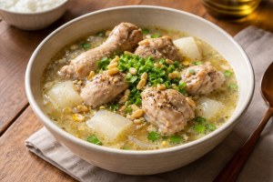 滝沢カレン＆和田明日香のフィーリンきっちんのレシピ・切り餅サムゲタン