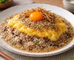 ほんわかテレビのレシピ・秋の香りのオムライス