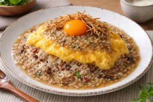 ほんわかテレビのレシピ・秋の香りのオムライス