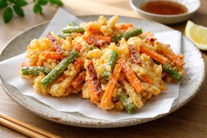DAIGOも台所のレシピ・野菜のかき揚げ