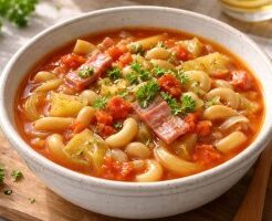 どさんこワイド179のレシピ・食べるマカロニスープ