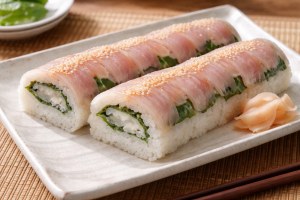 DAIGOも台所のレシピ・鯛の棒ずし