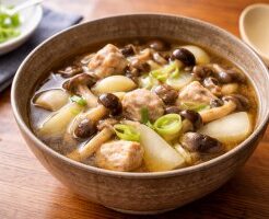 きょうの料理のレシピ・鶏きのこ汁