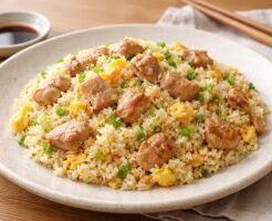 あさイチのレシピ・鶏肩肉のチャーハン