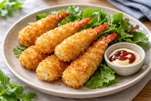ゴー!ゴー!キッチン戦隊クックルンのレシピ・えびはんぺんフライ
