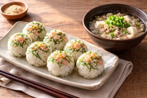 どさんこワイド179のレシピ・お手軽手毬にぎり＆肉吸い