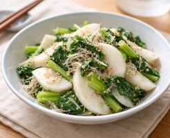 NHKきょうの料理ビギナーズのレシピ・かぶのじゃこあえ