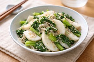 NHKきょうの料理ビギナーズのレシピ・かぶのじゃこあえ