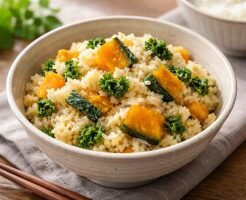 きょうの料理のレシピ・かぼちゃご飯