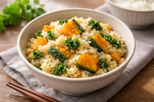 きょうの料理のレシピ・かぼちゃご飯