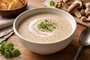 優香のサンデークッキングのレシピ・きのこポタージュ