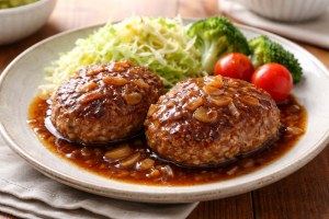 あさイチのレシピ・こねないハンバーグ