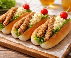 青空レストランのレシピ・ごぼうドッグ