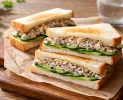 きょうの料理のレシピ・さば缶サンドイッチ