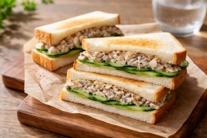 きょうの料理のレシピ・さば缶サンドイッチ