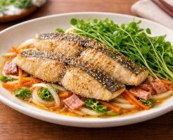 DAIGOも台所のレシピ・さわらのゴマポン酢