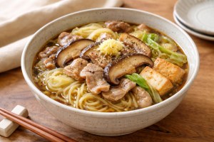 滝沢カレン&和田明日香のフィーリンきっちんのレシピ・しいたけそば