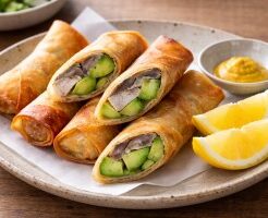 きょうの料理のレシピ・しめさばとアボカドの春巻