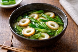 きょうの料理のレシピ・ちくわとねぎのお吸い物