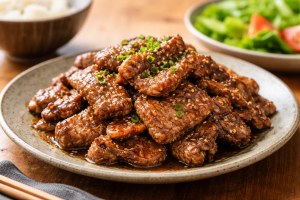 ウワサのお客さまのレシピ・つけだれ肉
