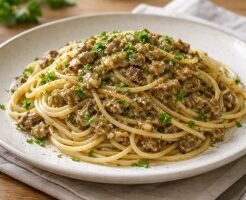 あさイチのレシピ・なすのキャビア風パスタ