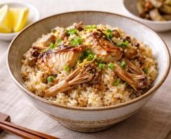 きょうの料理のレシピ・ぶりときのこの炊き込みご飯