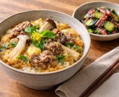 水野真紀の魔法のレストランのレシピ・まるで松茸他人丼＆即席しば漬け