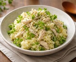 あさイチのレシピ・ゆで鶏でしらすのポテサラ