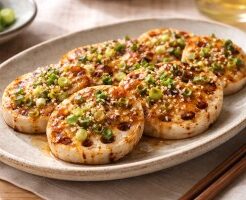 相葉マナブのレシピ・れんこんのネギ味噌焼き