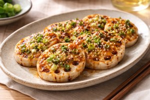 相葉マナブのレシピ・れんこんのネギ味噌焼き