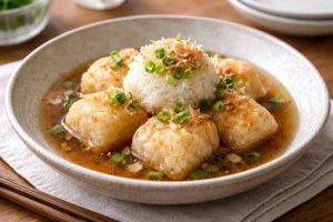 相葉マナブのレシピ・れんこん餅の揚げ出し