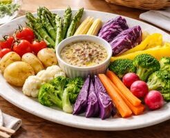 沸騰ワード10のレシピ・アンショワヤード10種の野菜盛り合わせ