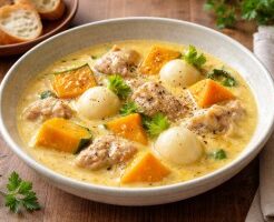 ぺこもぐキッチンのレシピ・カボチャのシチュー
