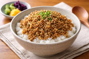 どさんこワイド179のレシピ・ゴボウのそぼろご飯