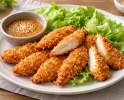 キューピー３分クッキングのレシピ・サクサクささ身カツ