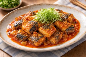 どさんこワイド179のレシピ・サンマのチリソース