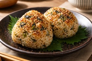 優香のサンデークッキングのレシピ・サンマの焼きおにぎり