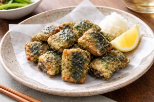 優香のサンデークッキングのレシピ・サンマの磯辺揚げ
