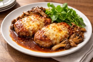 きょうの料理のレシピ・デミグラス風チーズポークステーキ