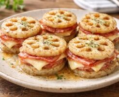 サタプラのレシピ・ベーコンチーズれんこん