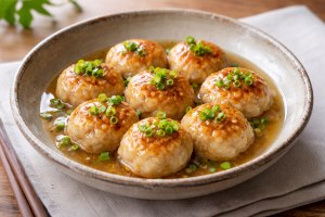 優香のサンデークッキングのレシピ・レンコン饅頭