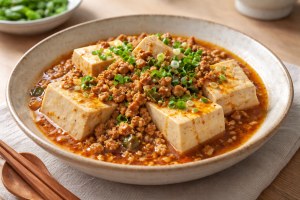 キューピー3分クッキングのレシピ・担々肉豆腐