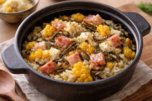 相葉マナブのレシピ・日高昆布たっぷり北海道釜飯