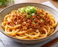 ぽかぽかのレシピ・汁なし担々麵