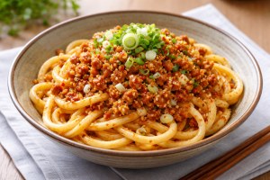 ぽかぽかのレシピ・汁なし担々麵