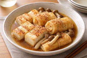 きょうの料理のレシピ・焼き豆腐と油揚げのサッと煮